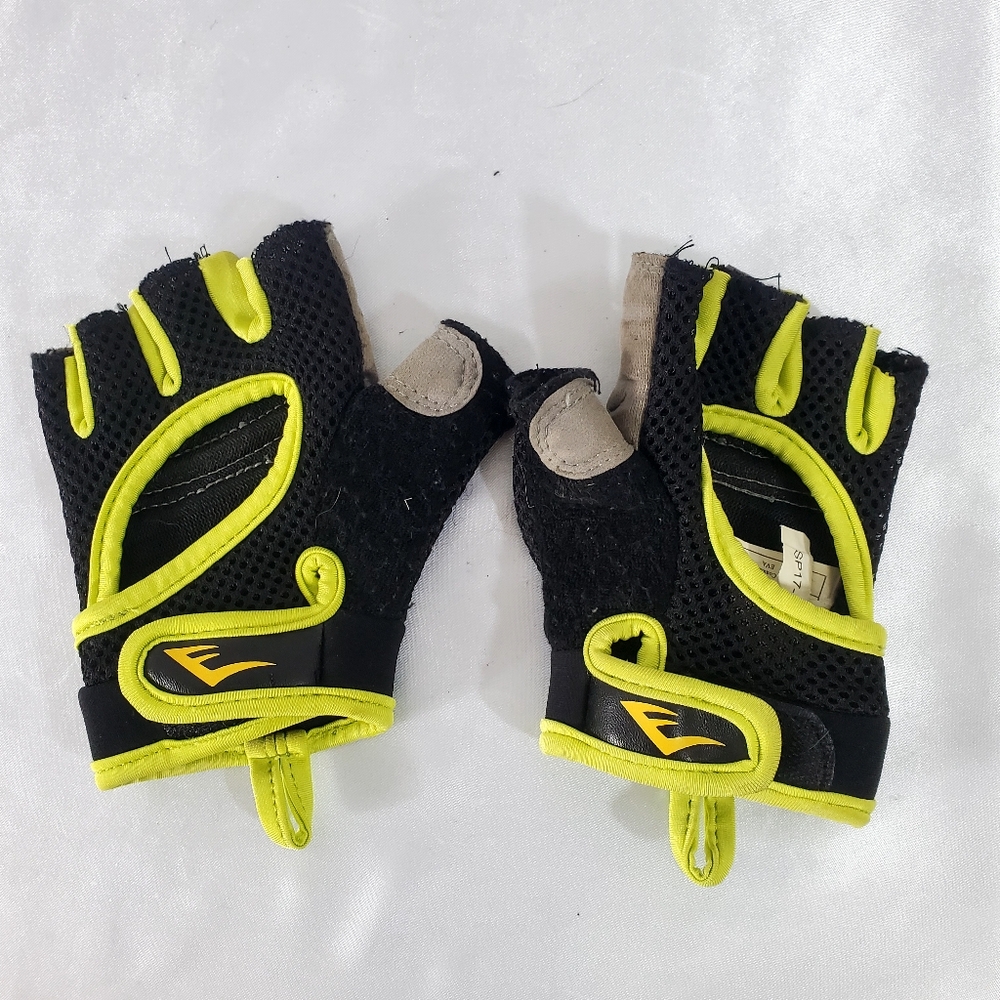 Everlast Lacrosse glove Weightlifting gloves Cycling glove, Gym Gloves M/L